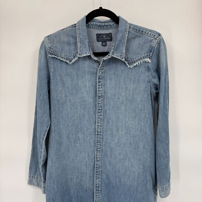 lucky brand denim shirt dress Lucky Brand Women's Denim Shirt Dress, Blue, Medium, Cotton