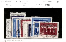 Germany, Postage Stamp, #1412-1416 (2 Ea) Used, 1984 Michelstadt Hall (AF)