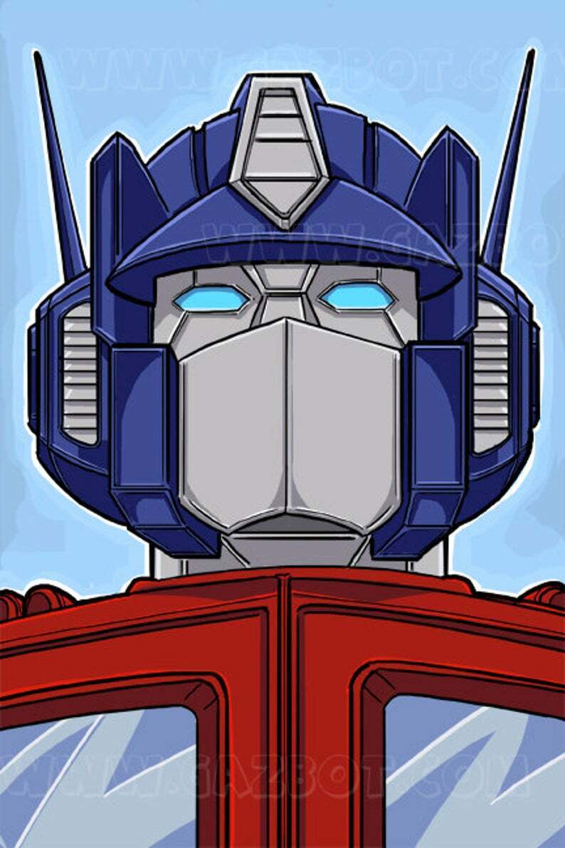 Transformers PRIME. Optimus Prime .(Print)