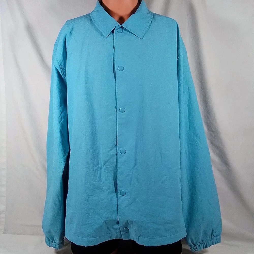 Twitch + Allison Men's Coaches Jacket - Cloudless Sky - S - NWT