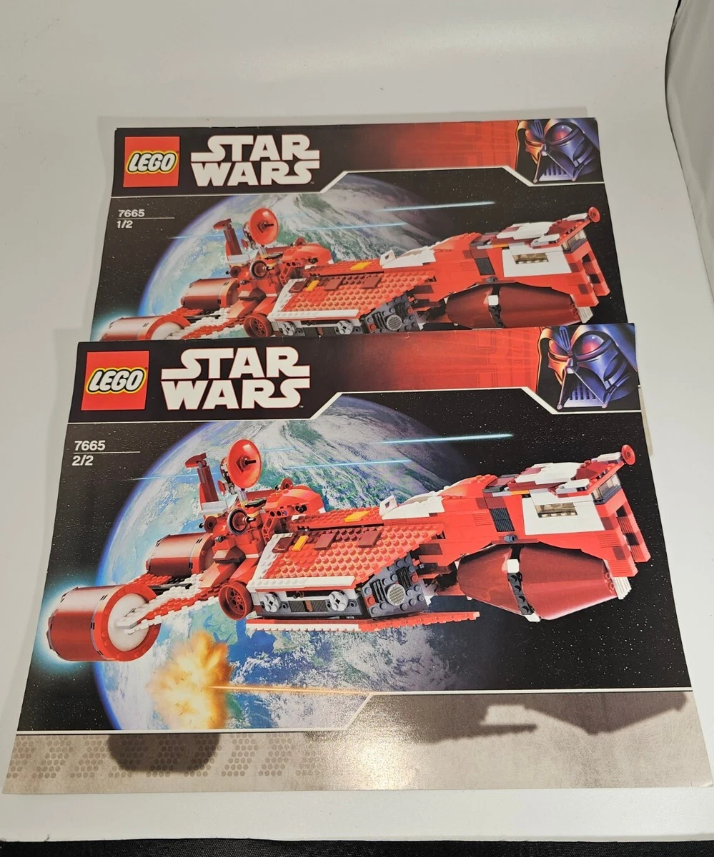 LEGO Star Wars Republic Cruiser 7665 Instruction Manuals Book 1