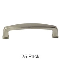 25 Pack Of Brushed Satin Nickel Cabinet Hardware Square Modern Pull Door Handles on sale 25 Pack Of Brushed Satin Nickel Cabinet Hardware Square Modern Pull Door Handles on sale