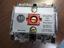 ALLEN-BRADLEY 700-P400A1 Ser. D TYPE P DIRECT DRIVE AC RELAY, 120V COIL