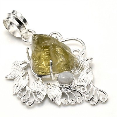 Pendentif fait main en argent sterling avec quartz fumé - Cadeau d'anniversaire - France