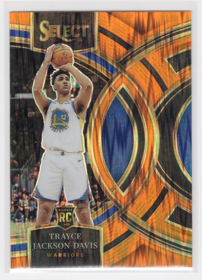 2023-2024 Panini Select Orange Flash Trayce Jackson Davis #117 Rookie Card RC