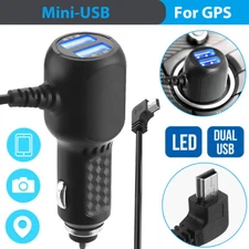 11.5ft Dash Cam Car Charger Mini USB Cable Power Cord Supply for DVR Camera GPS