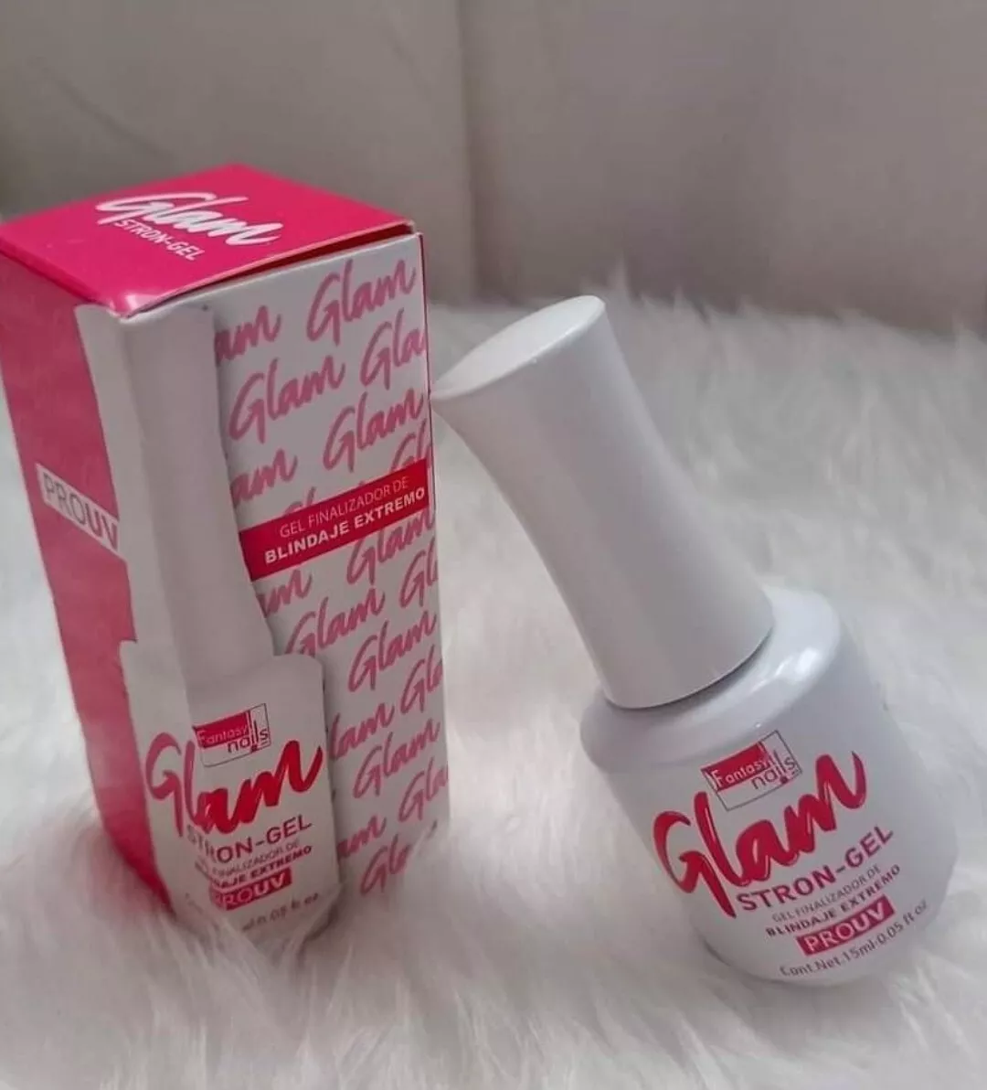 Fantasy Nails Glam Strong Gel Finalizador Top Coat Blindaje Extremo 15 ml  UV | eBay