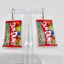Dum Dums Earrings - Lollipop Earrings - Candy Mini Brands Earrings