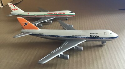 SCHABAK 2 Flugzeug Modelle SAA South African + Royal Air Maroc Boeing 747 / 901