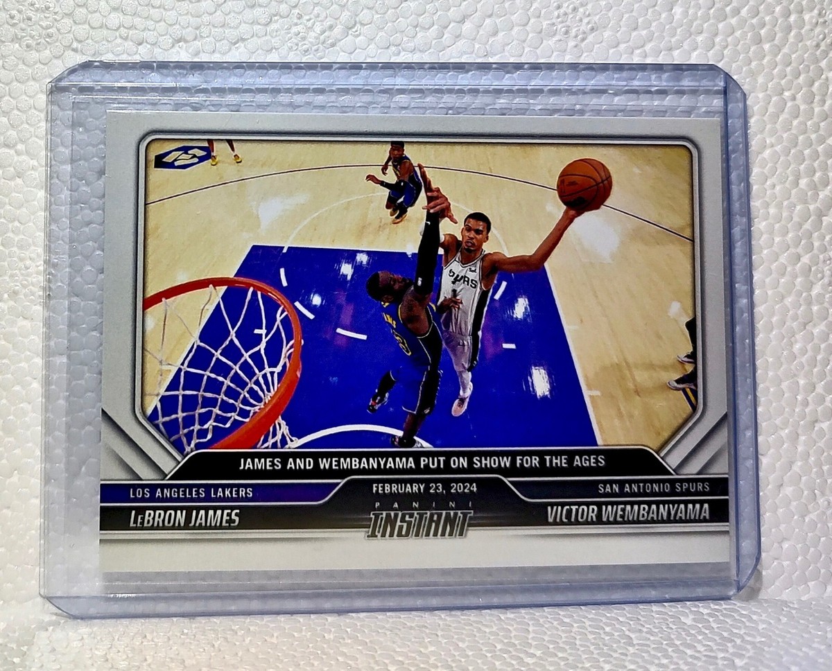 Lebron James Victor Wembanyama 2023-24 Panini #371 NBA Rookie