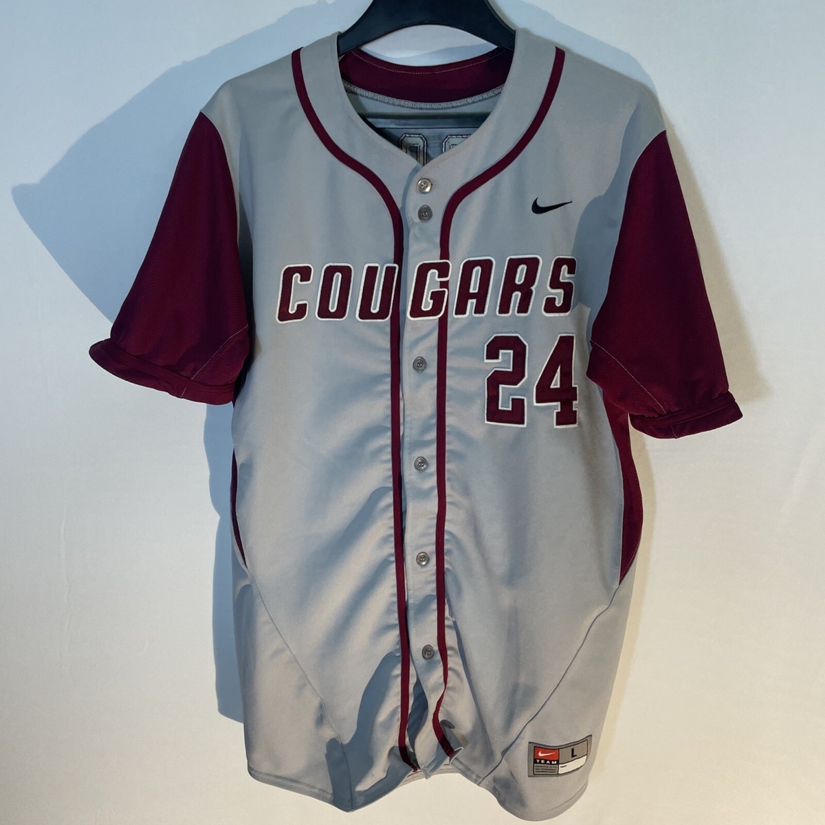 Nike Washington State Cougars Authentic Baseball Jersey Mens Large #24 AROD