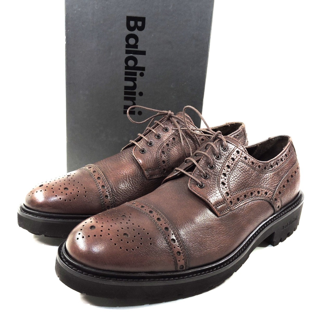 Baldinini Men\'s Classic Brown Oxford Shoes New Without Box BALDININI ?? MEN main image 2