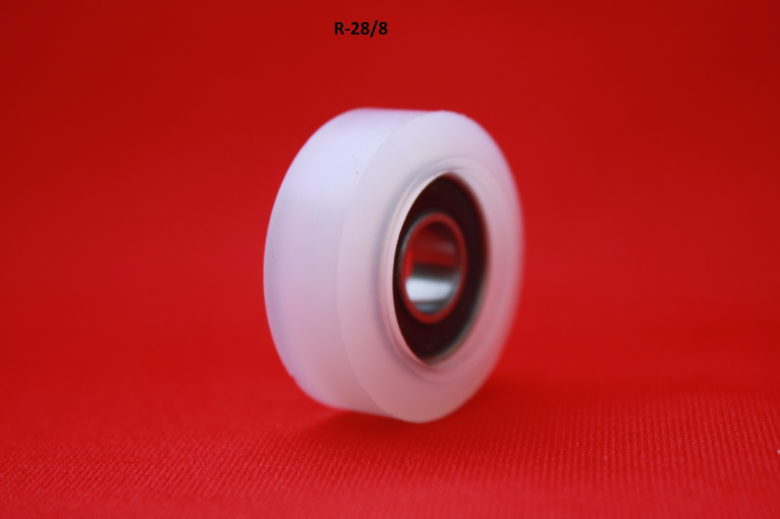 28 mm Nylon Roller Wheel Plastic Bearing Guiding Wheel Flat Belt Idler