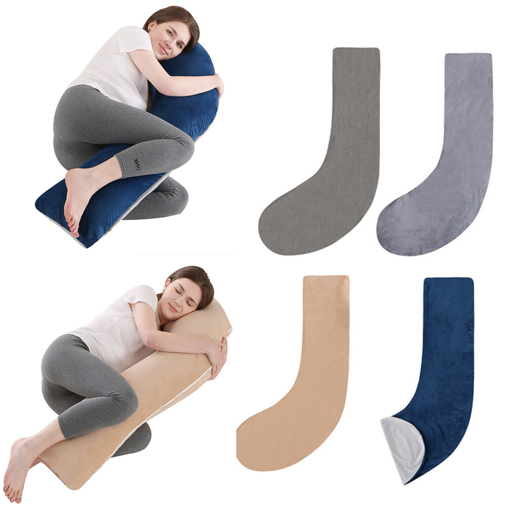 Pregnancy Maternity Leg Pillowcase Nursing Sleeping Body Support Pillow Cover-image