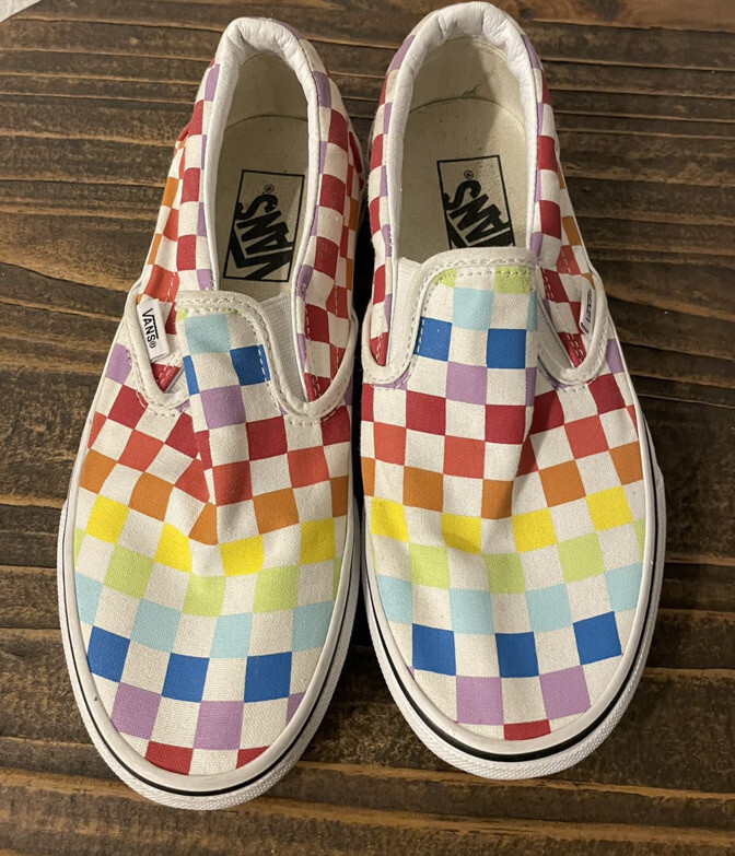 vans slip on checkerboard