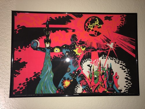 Jack Kirby Black Light Poster