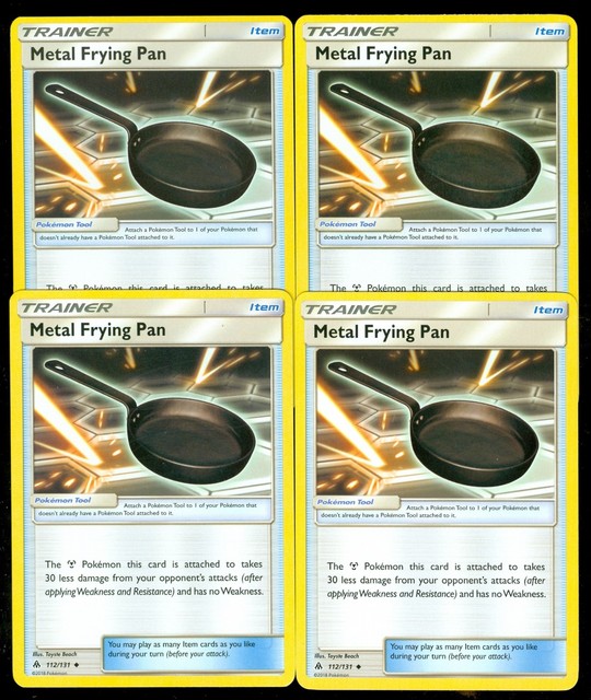 Pokemon METAL FRYING PAN 112/131 Forbidden Light MINT 4X eBay