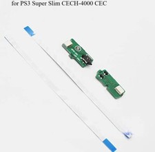 Power Eject Button Board with Flex Ribbon Cable for PS3 Super Slim CECH-4000 CEC