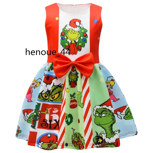 minnie stitch Cartoon Bowknot Dress Skirt Princess Party Birthday Fancy girl - Picture 65 of 69