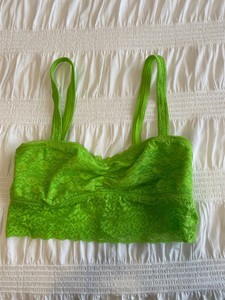 neon green bralet