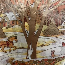 Plus Mark Vintage Golden Luxury Printed Christmas Tissue 50 sq ft 12 Sheets New