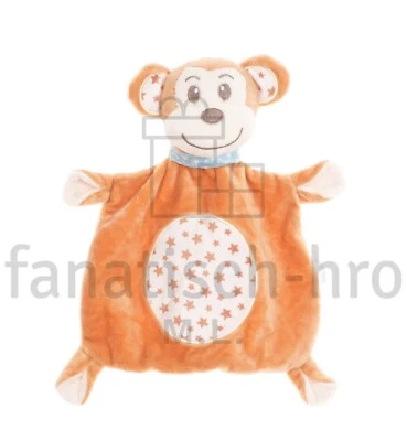 Beauty Baby Schmusetuch Affe Kuscheltuch monkey Schnuffeltuch mit Rassel Müller