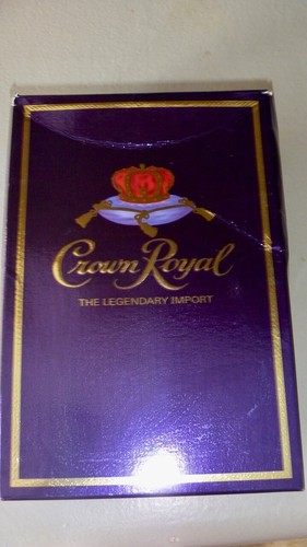 Crown Royal Canadian Whiskey Litre bottle empty bag box - Picture 4 of 4