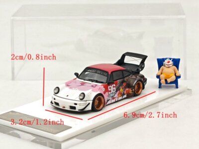 PORSCHE RWB 964 + Figure / RESIN - AKIBA - Stance Hunters 1