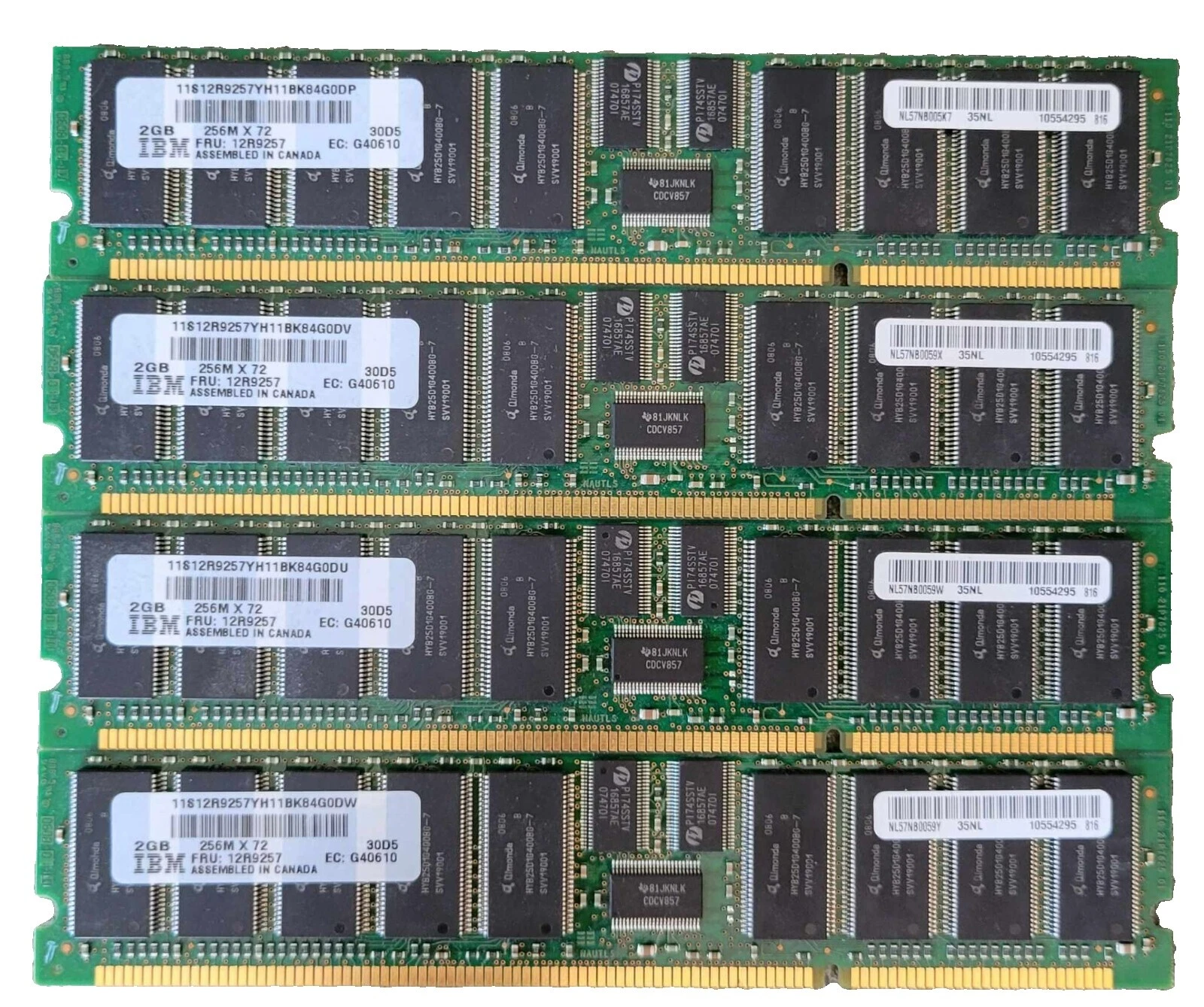IBM ECC DIMM Network Server Memory (RAM)