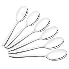 9.7 Inches Stainless Steel Serving Spoon 8 Pieces Large Dinner Serving Tables...