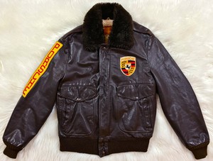 jaqueta de couro anos 70