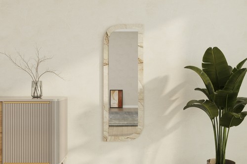 Spiegel Radiance Granit Optik 40x120cm Wandspiegel Badspiegel Standspiegel Deko - Bild 7 von 10