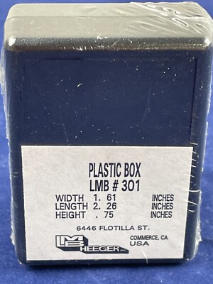 LMB Heeger Plastic Box LBM 301 Enclosure - Brand New