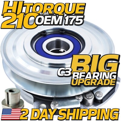 HiTorque 210ftlb (OEM 175) BIGBearing PTO Clutch for Wright Stander 71410020