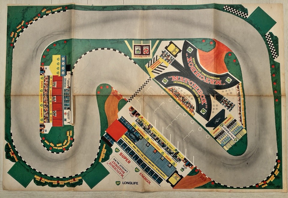 Matchbox R-4 Grand Prix Race Track Roadway Layout | eBay