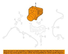 MAZDA OEM 14-15 6 Electrical Abs Components-Abs Control Unit GHY1437A0H