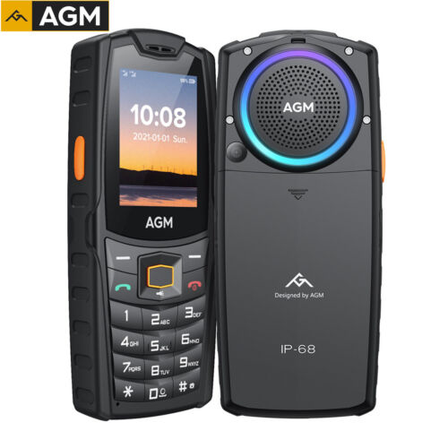 AGM M6 4G Unlocked Rugged Feature Phone Large Button Large Icon Basic Cell Phone - Afbeelding 1 van 8