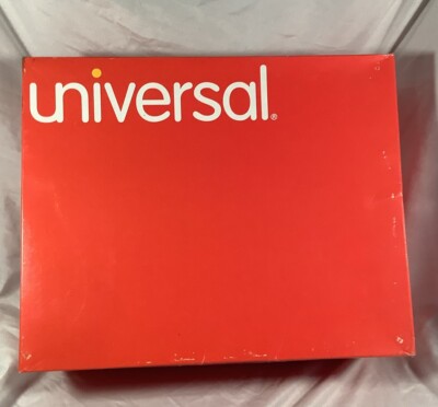 Universal 15262 5-1/4'' STR Tab Expan File Pockets - Letter, RD/MNL (10/Box) New