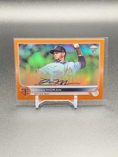 2022 Topps Chrome Jovani Moran RA-JMO RC Orange Refractor Auto /25 Twins