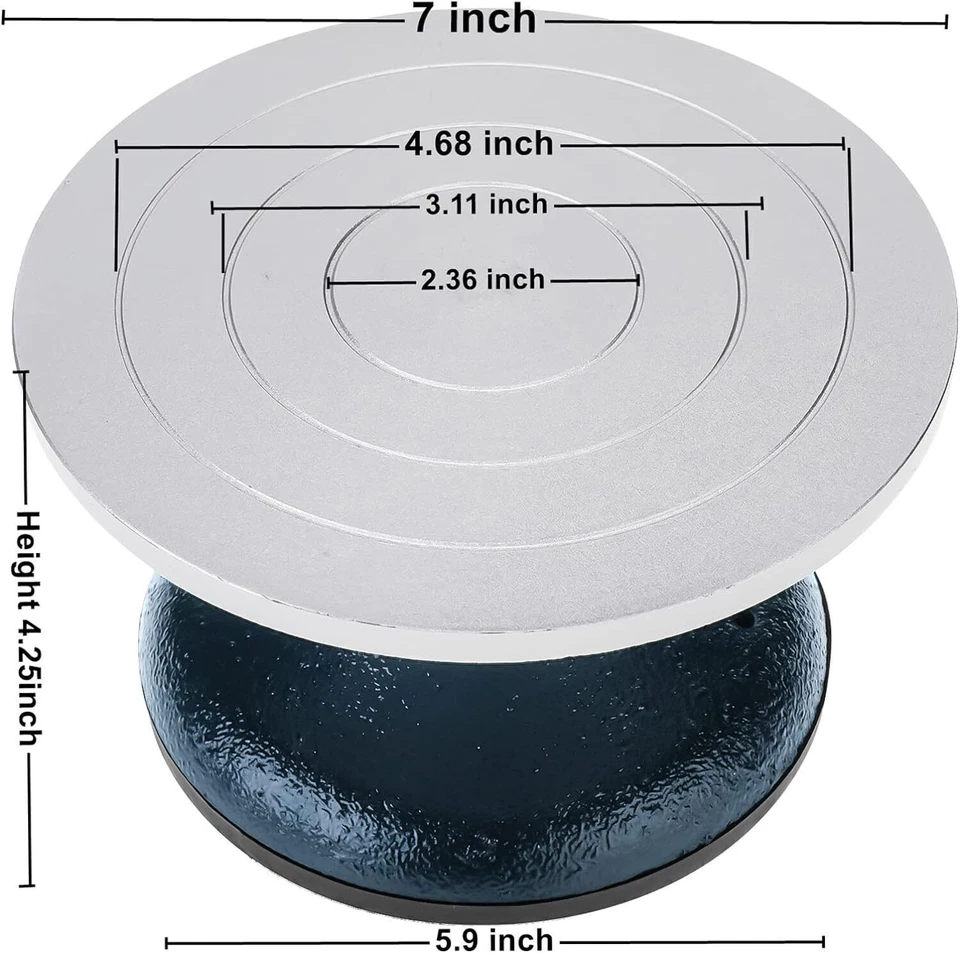 Сверхпрочное металлическое скульптурное колесо диаметром 7 дюймов для украшения керамики - Изображение 2 из 4