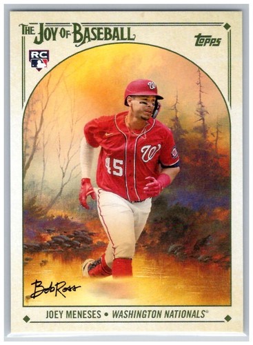 #98 Joey Meneses RC Washington Nationals 2023 Topps X Bob Ross