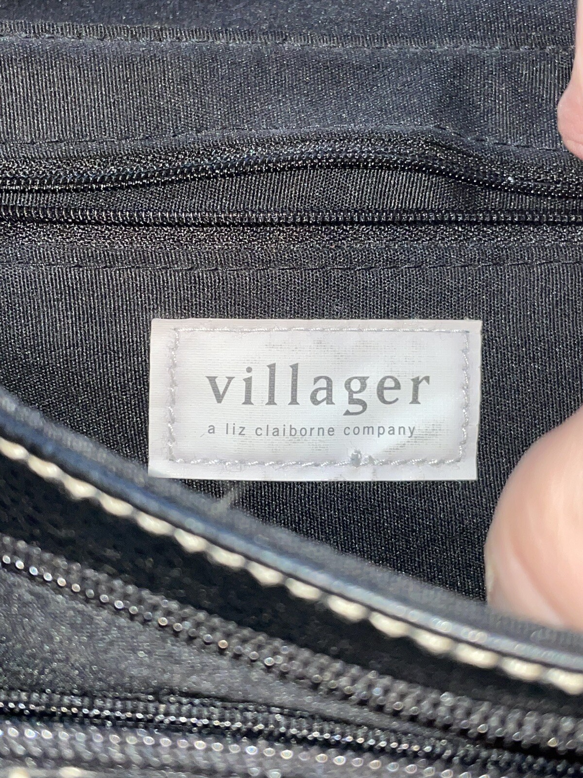 Villager A Liz Claiborne Company Black Purse Crossbod… Gem