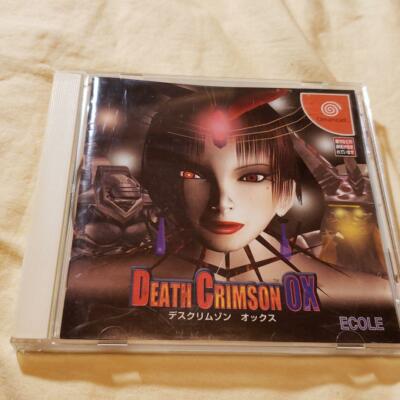 Death Crimson OX Sur Sega Dreamcast – Version Japonaise Complète Avec Boîtier Et Livret – Très Bon état