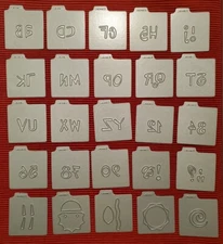 QuicKutz 2x2 SUNSHINE Mini Alphabet Cutting Dies Letters Numbers & Bonus Shapes