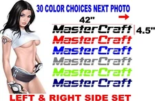 MasterCraft  Master Craft Boat decal boats decals HULL SIDE  30 color choices