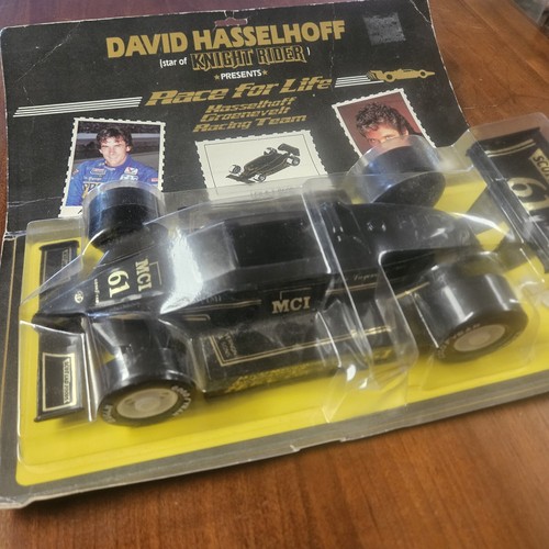 KNIGHT RIDER DAVID HASSLEHOFF Arie Luyendyk Lola T-8600 Indy auto corsa per la vita - Foto 2 di 5