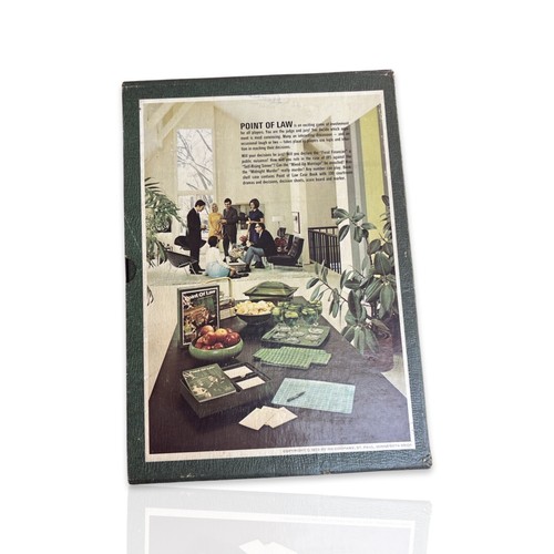 1972 3M ~ POINT OF LAW ~ Involvement Board Game ~ Book Case RPG Table Bookshelf - Picture 5 of 9