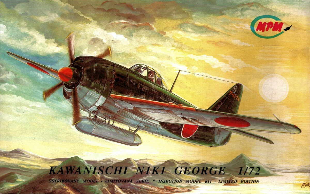 シュンページ① MPM 1/72 KAWANISHI N1K1 SHIDEN GEORGE WW2 IJN Kit#72123 | eBay