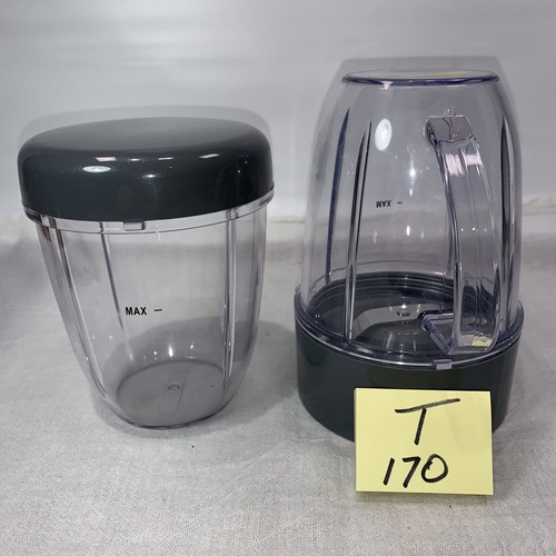 NutriBullet 2 Containers, Milling Base and Storage Lid Gray T170 - Picture 10 of 10