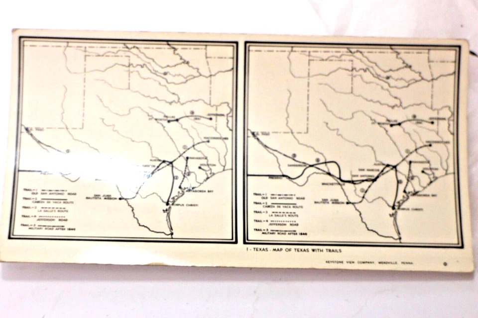 Lote de 50 diapositivas fotográficas estereoscópicas 3D Keystone tamaño pequeño de Texas 4,5" x 2,5" Foto 4 de 4